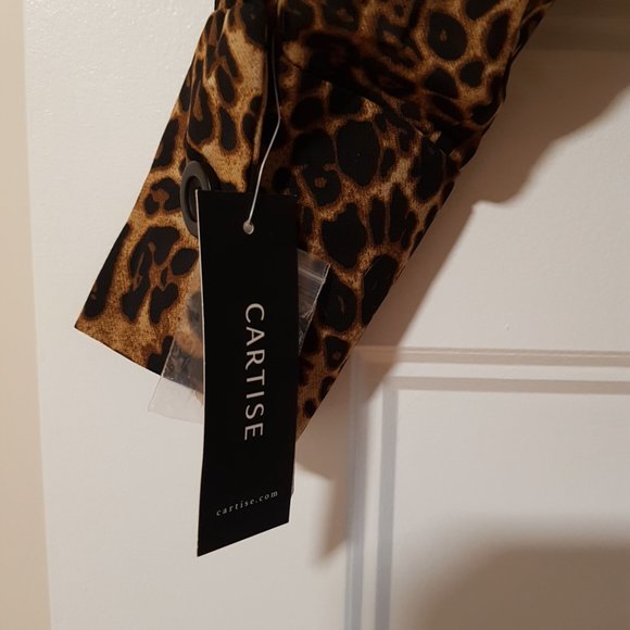 CARTISE Animal print Blouse, Sz M. - Picture 7 of 9